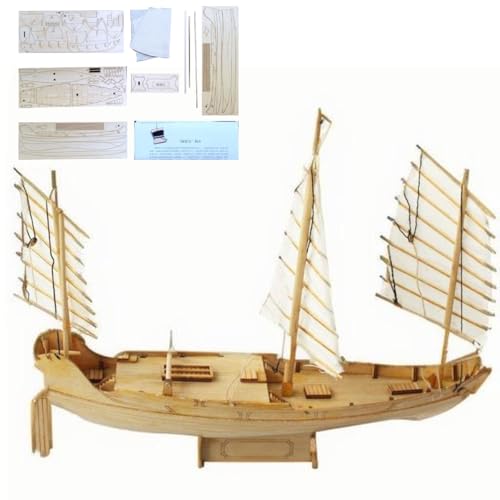 Palapozzy 3D Holzpuzzle Segelschiff Modellbausatz Handgefertigtes Set aus Holz Mechanische Konstruktion Kreative Weihnachts- und Geburtstagsgeschenke von Palapozzy