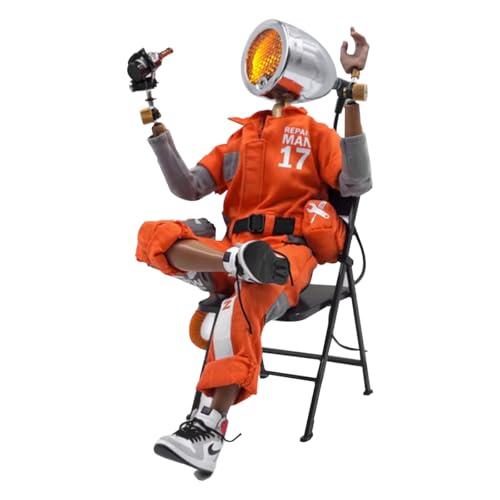 Palapozzy 3D Metall Montage Roboter Modell für Erwachsene, DIY Steampunk Desktop Dekorative Lampe mit Retro Workwear, Intresting Tischlampe für Schlafzimmer oder Spielzimmer Palapozzy 3D Metall Montage Roboter Modell für Erwachsene, DIY Steampunk Desktop Dekorative Lampe mit Retro Workwear, Intresting Tischlampe für Schlafzimmer oder Spielzimmer von Palapozzy