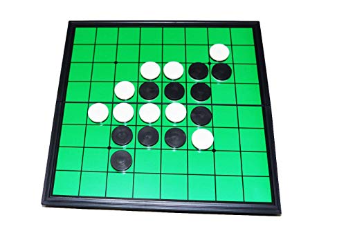 Reversi Schach, 25 x 25 cm, Brett 64 Spielfiguren, Brett-Strategiespiel, schwarz-weißes Schach, Othello Schach, Reversi von Demacia
