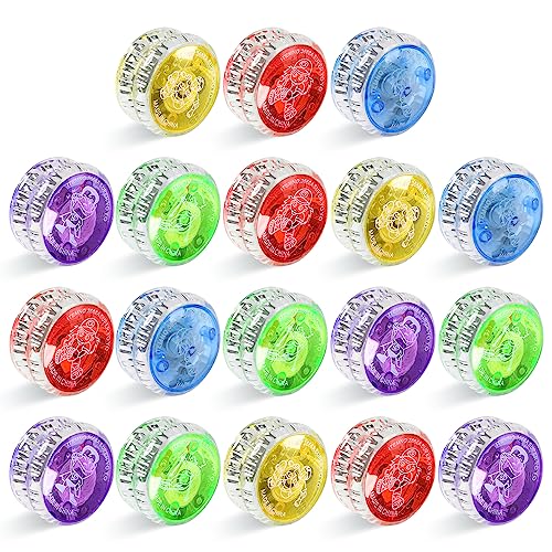 Palwin Leuchtend Yoyos, 18 Stücke LED Licht YoYo, JoJo Kinder Professionelles Yoyo für Kinder und Anfänger, Yoyo für Geburtstagsgeschenke, Partys und Feiern Palwin Leuchtend Yoyos, 18 Stücke LED Licht YoYo, JoJo Kinder Professionelles Yoyo für Kinder und Anfänger, Yoyo für Geburtstagsgeschenke, Partys und Feiern von Palwin
