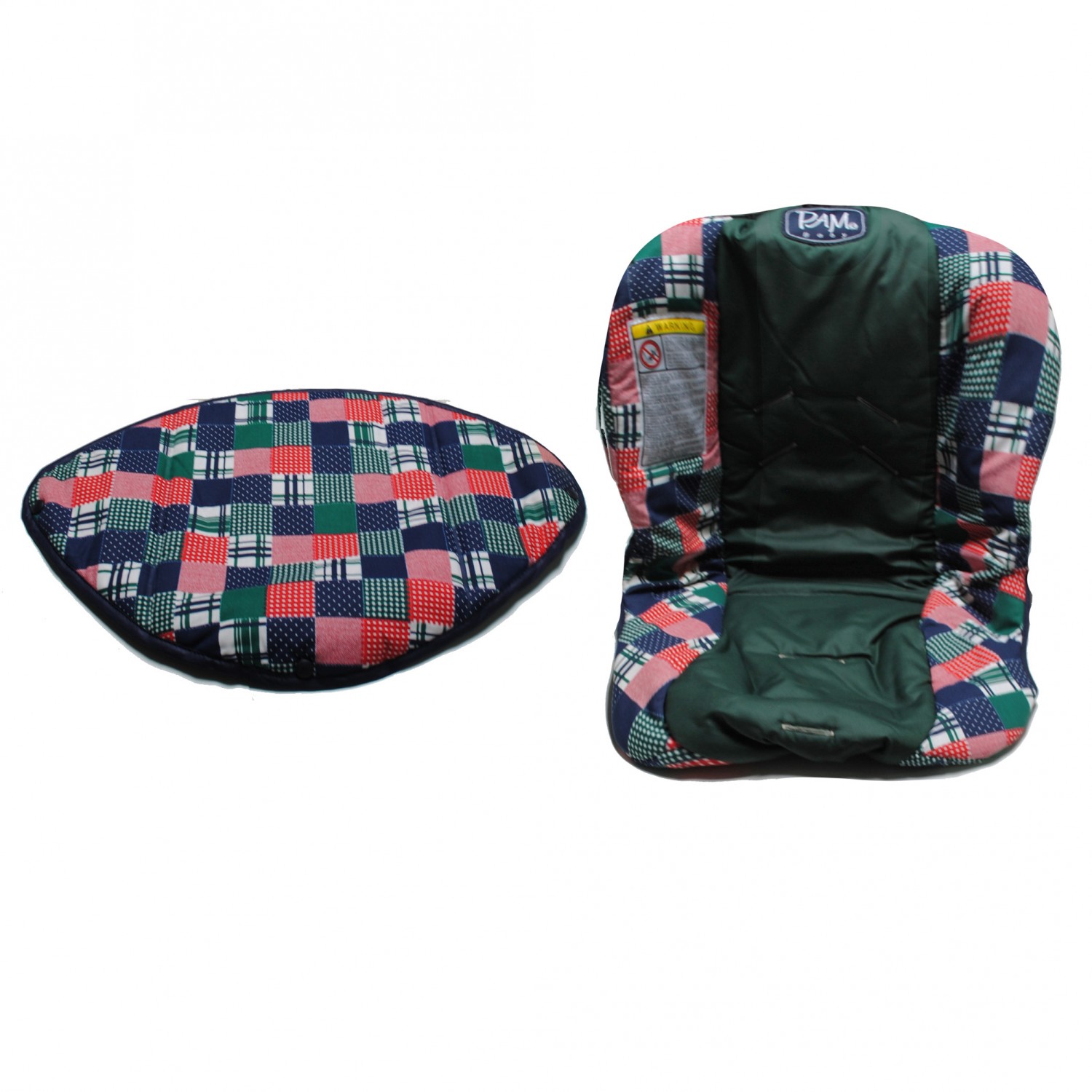 Bezug + Baldachin Autositz Pam Green Scacchi / Bezug + Baldachin Autositz Pam Green Scacchi / von Pam