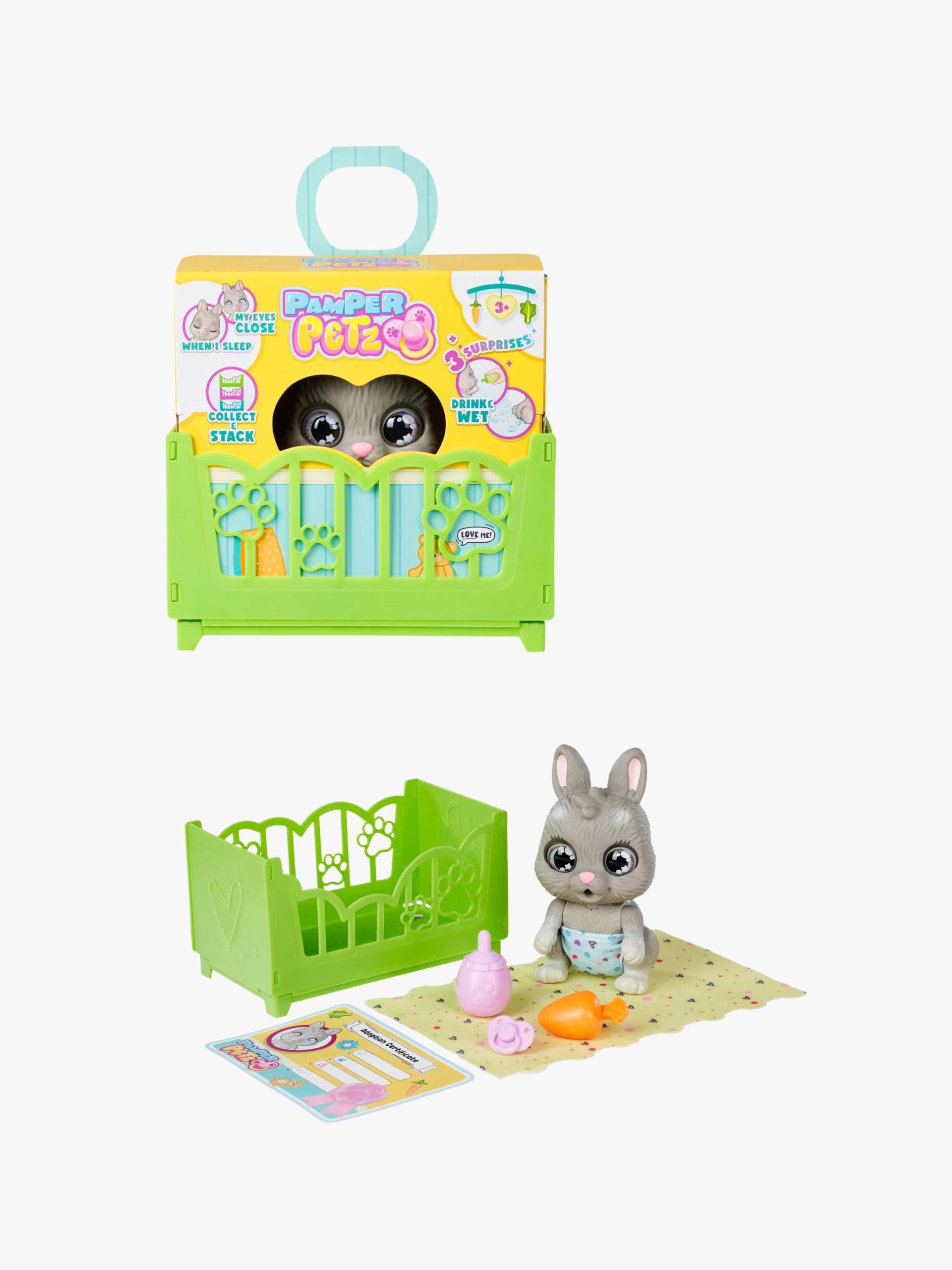 Pamper Petz Interaktiver Hase mit Zubehör 15 cm Pamper Petz Interaktiver Hase mit Zubehör 15 cm von Pamper Petz