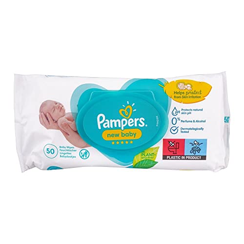 Pampers 4015400623496 Feuchttücher New Baby Sensitive, 50 Stück von Pampers