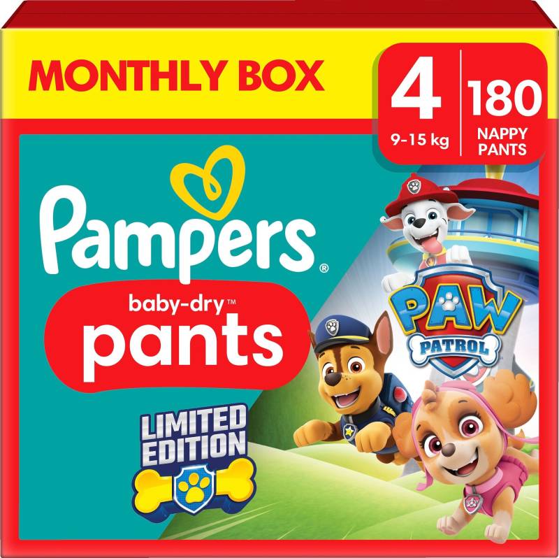 Pampers Baby Dry Pants Windeln Größe 4 9-15 kg 180er-Pack von Pampers