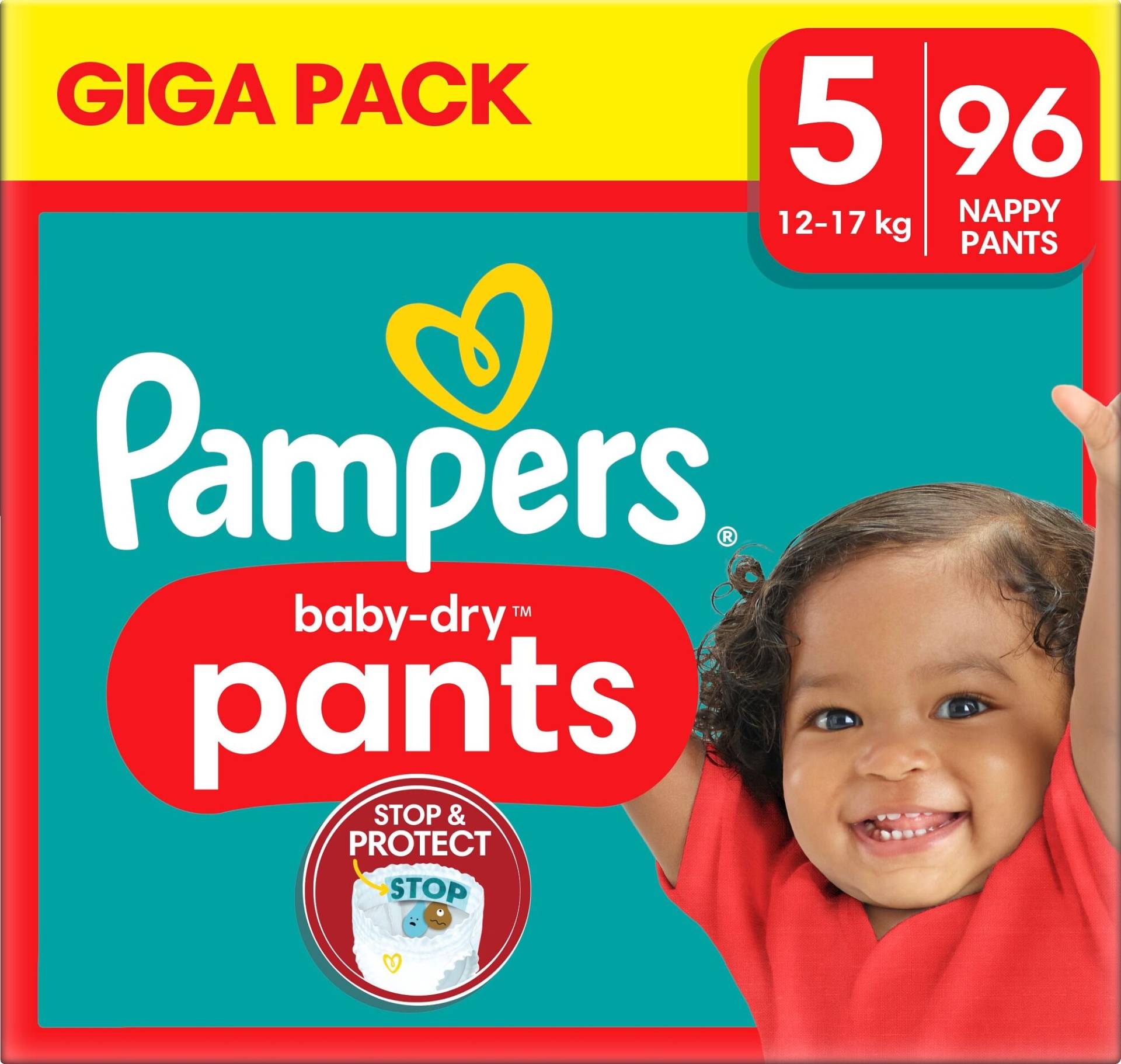 Pampers Baby Dry Pants Windeln Größe 5 12-17 kg 96er-Pack von Pampers