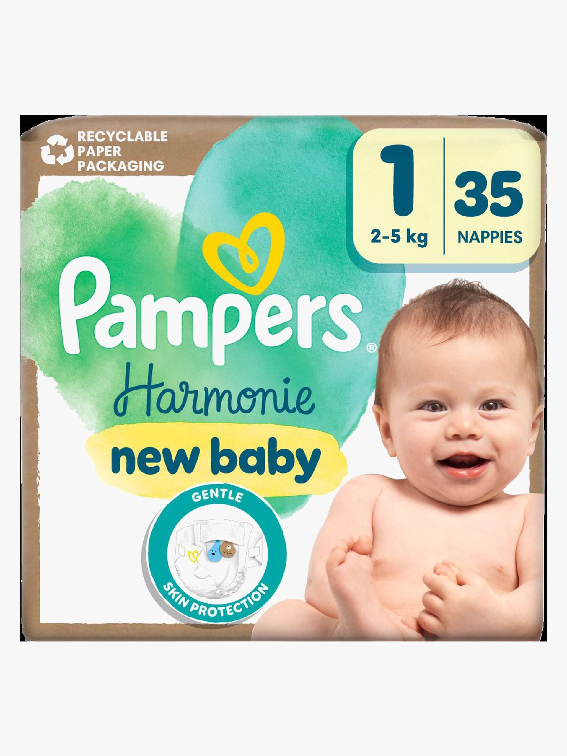 Pampers Harmonie New Baby Windeln Größe 1 2-5kg 35er-Pack von Pampers