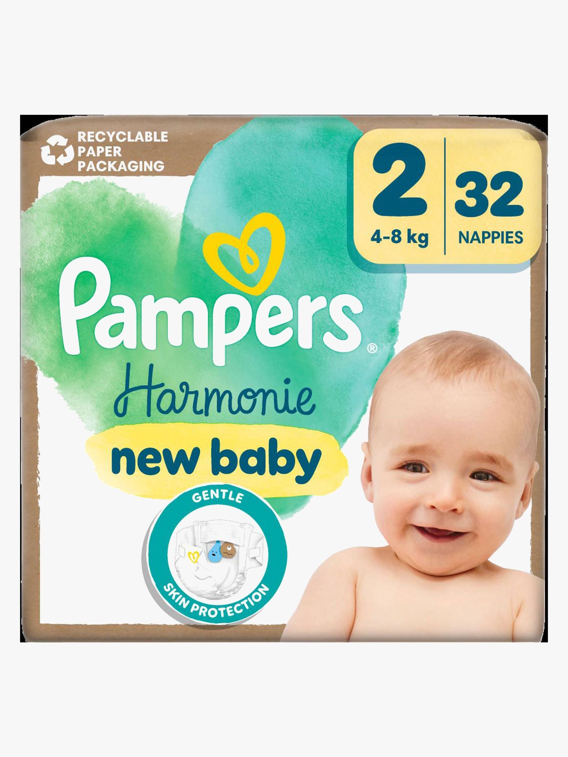 Pampers Harmonie New Baby Windeln Größe 2 4-8kg 32er-Pack von Pampers