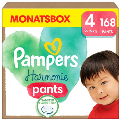 Pampers Harmonie Pants Gr. 4, 9-15 kg, Monatsbox (1x168 Windeln) von Pampers