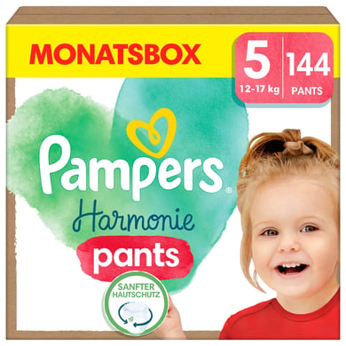 Pampers Harmonie Pants Gr. 5, 12-17 kg, Monatsbox (1x144 Windeln) von Pampers