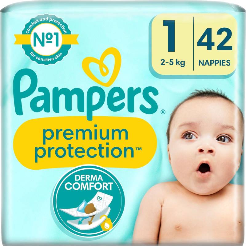 Pampers New Baby Windeln Größe 1 2-5 kg 2x42-pack von Pampers