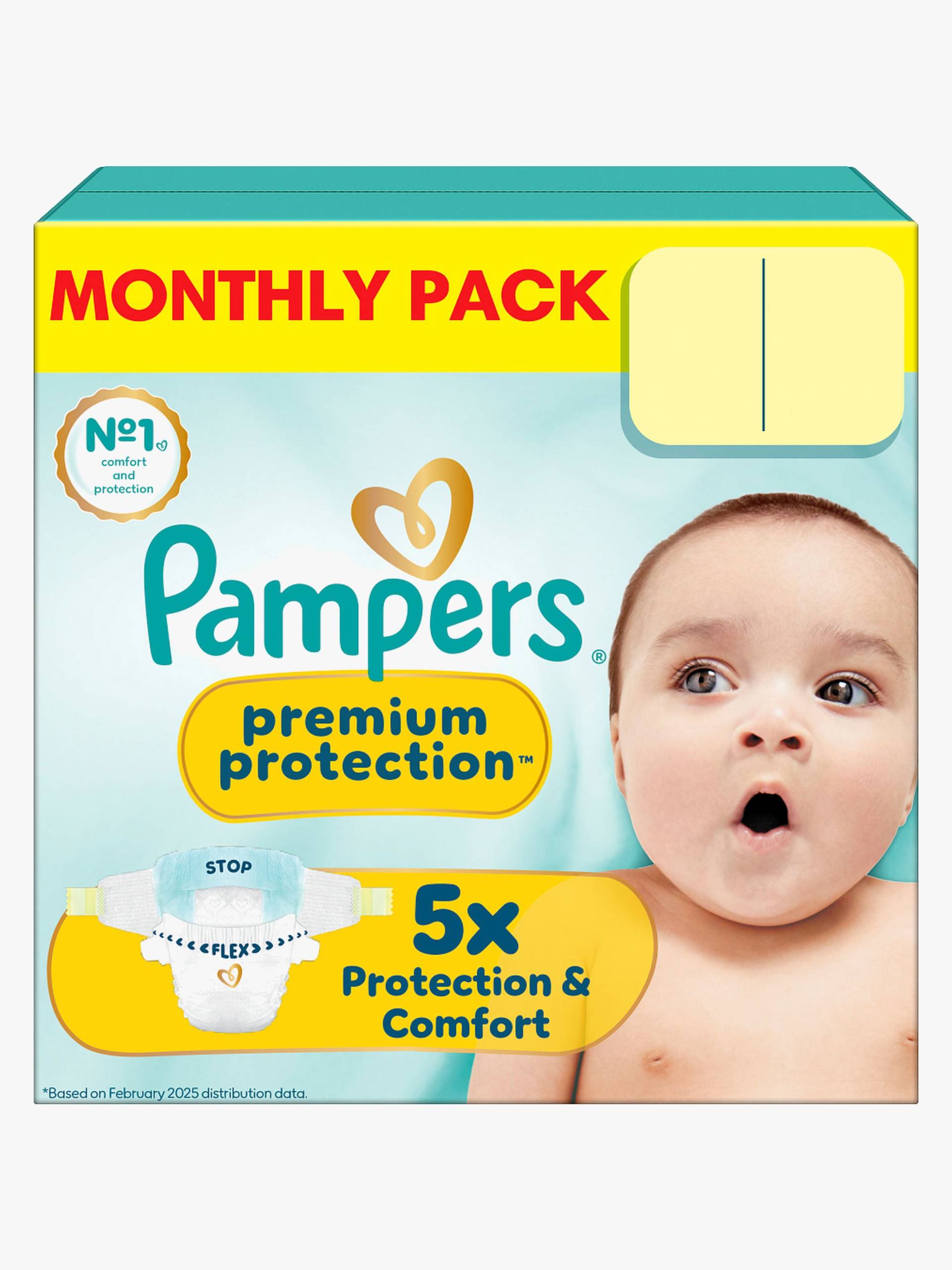 Pampers Premium Protection New Baby Windeln, 4-8 kg von Pampers