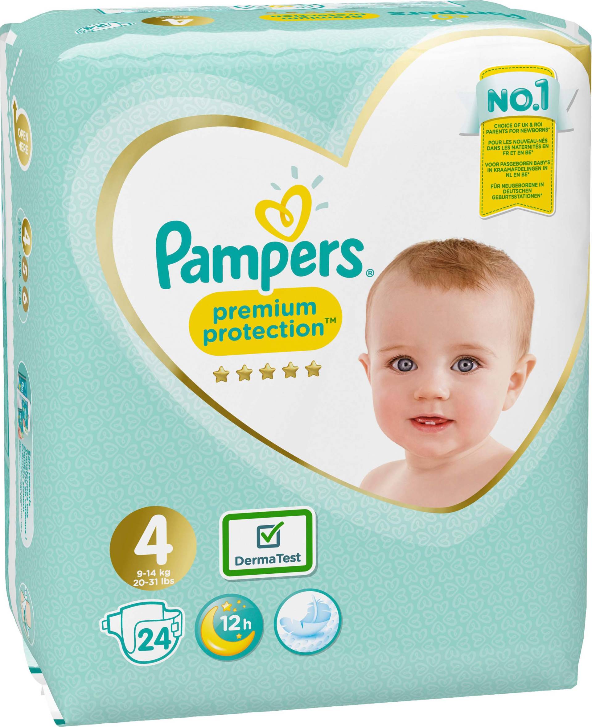 Pampers Premium Protection Windeln Größe 4 9- 14 kg 24er-Pack Pampers Premium Protection Windeln Größe 4 9- 14 kg 24er-Pack von Pampers