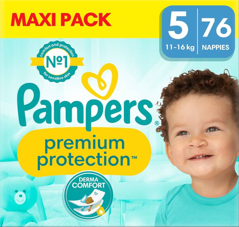 Pampers Premium Protection Windeln Größe 5 11-16 kg 76er-Pack von Pampers