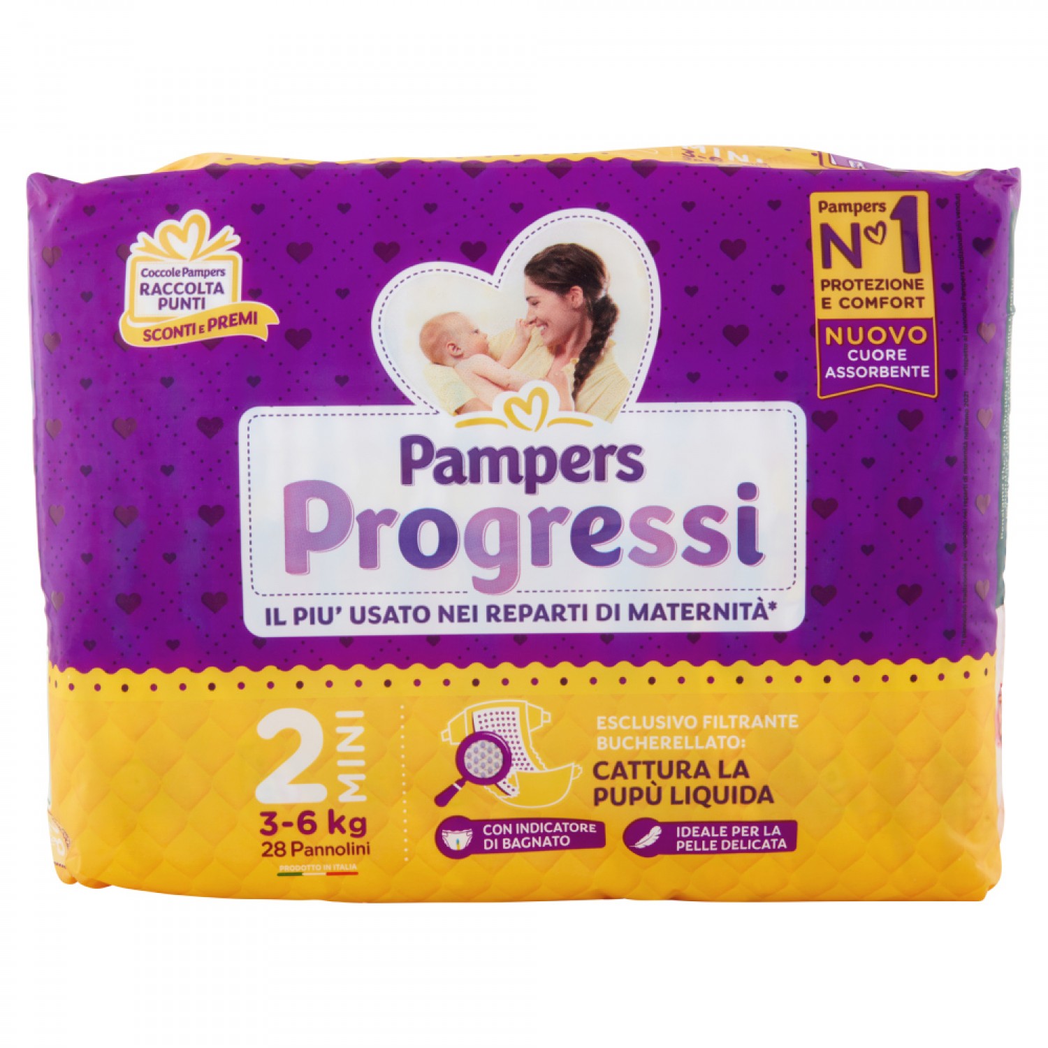 Pampers Progressi – Baby-Windel-Windel Größe 2, Größe Mini, für Kinder Pampers Progressi – Baby-Windel-Windel Größe 2, Größe Mini, für Kinder von Pampers