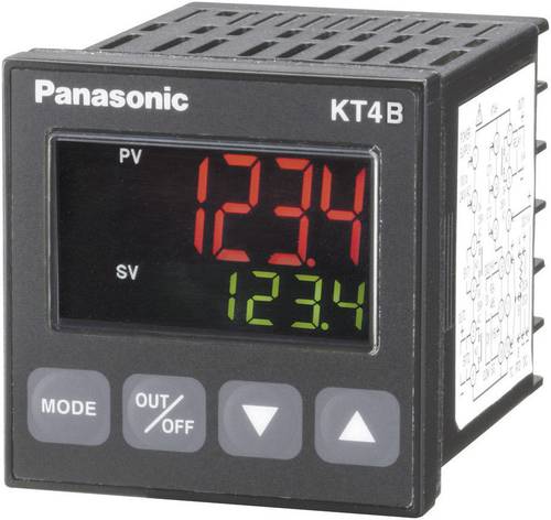 Panasonic AKT4B113100 Temperaturregler K, J, R, S, B, E, T, N, PL-II, C, Pt100, Pt100 -200 bis +1820 von Panasonic