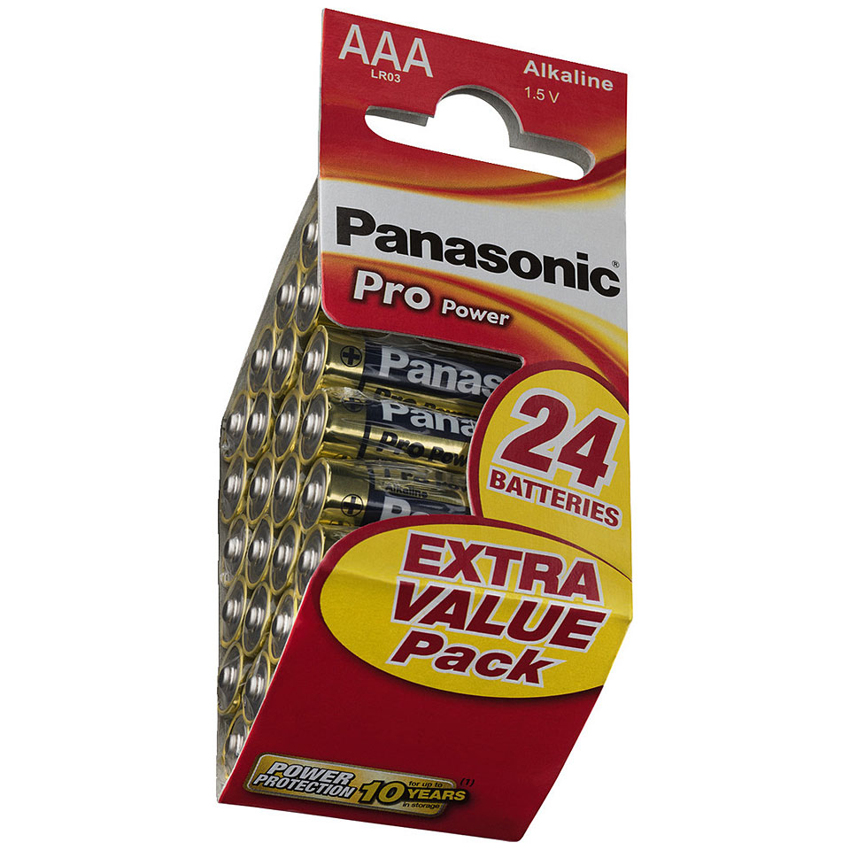 Panasonic LR-03 AAA 24 Pcs. Batterie Panasonic LR-03 AAA 24 Pcs. Batterie von Panasonic