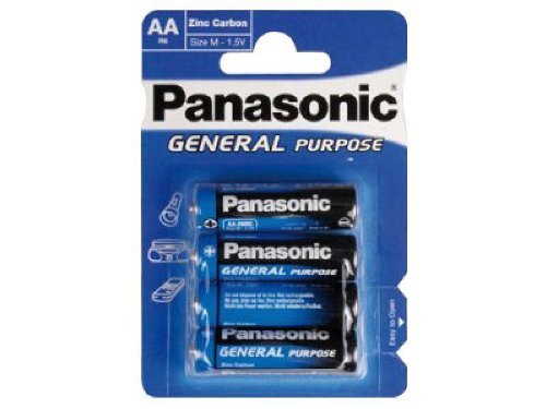 Panasonic NB-191011-0049 - Batterie General R6 Mignon AA, 4 Stuck, Elektronik, blau by Panasonic NB-191011-0049 - Batterie General R6 Mignon AA, 4 Stuck, Elektronik, blau by von Panasonic