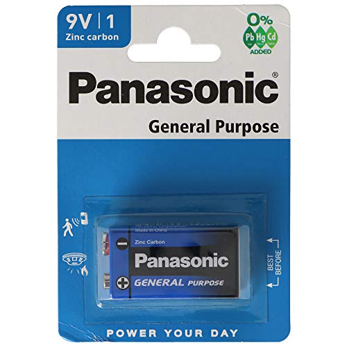 Panasonic NB-191017-0059 E-Block 9 V General Purpose 6F22R, 1-er Pack Panasonic NB-191017-0059 E-Block 9 V General Purpose 6F22R, 1-er Pack von Panasonic