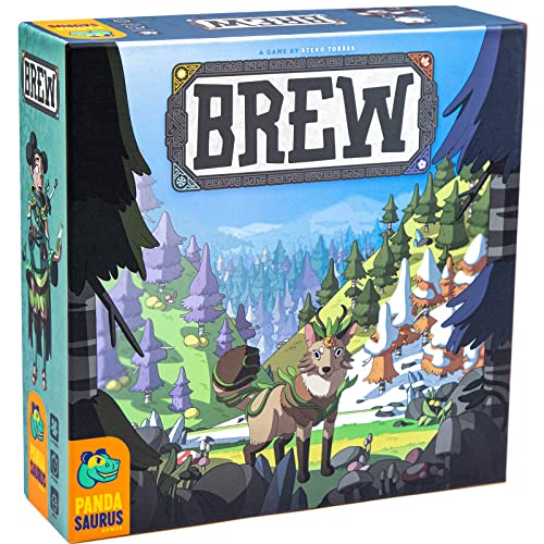 Pandasaurus - Brew - Bezauberndes englisches Brettspiel - Strategiespiel - Ab 14 Jahren - Für 2 bis 4 Spieler - Englisch von Pandasaurus Games