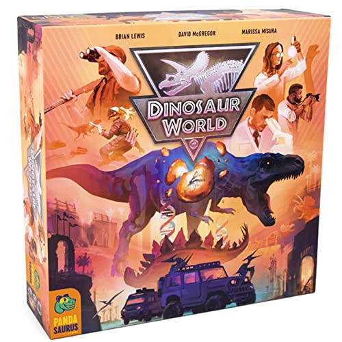 Pandasaurus - Dinosaur World - Lustiges Dino-Thema Brettspiel - Ab 10 Jahren - Für 2-4 Spieler - Englisch von Pandasaurus Games