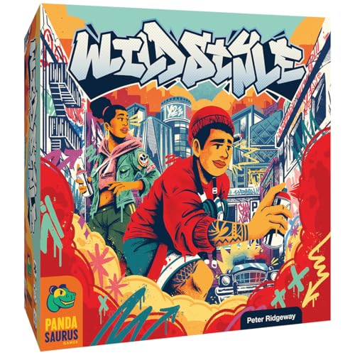 Pandasaurus Games Pandasaurus - Wildstyle - Echtzeit Brettspiel - Street Art Spiel - Lustiges Familienspiel für Erwachsene und Jugendliche - Ab 14 Jahren - Für 2-5 Spieler - Englisch von Pandasaurus Games