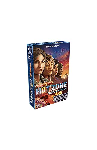 Asmodee | ZMan | Pandemic: Hot Zone – Nordamerika | Familienspiel | Brettspiel | 2-4 Spieler | Ab 8+ Jahren | 30+ Minuten | Deutsch von Z-Man Games