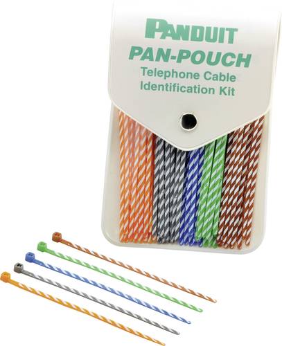 Panduit PP5X50F PP5X50F Kabelbinder 102mm 2.50mm Blau, Orange, Grün, Braun, Grau mit farblicher Ken von Panduit