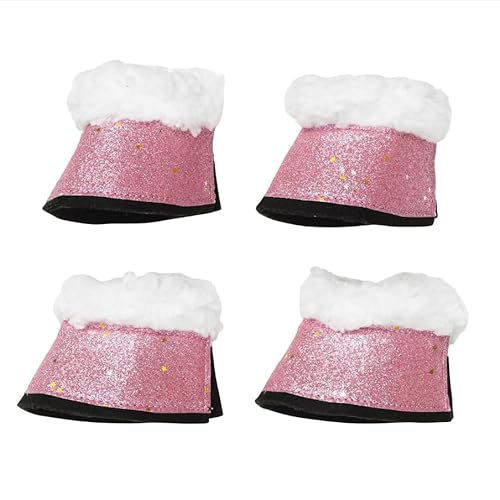 Panduro Hobby Pony Stiefel – Glitzernde rosa Hufschuhe für Sammel-Ponys & Kuscheltiere - Zubehör für Einhorn- und Spielzeugpferd-Fans - Kompatibel mit beliebten Pony-Spielsets & Plüschtieren von Panduro