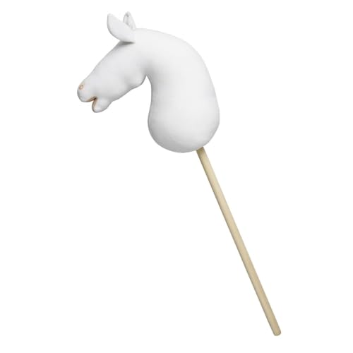 Panduro Hobby Horse | Steckenpferd - Undekoriertes Pferd mit Holzstab | Steckpferd Bastel | Stockpferd ohne Rollen, ohne Sound | 85 cm Länge | Connemara von Panduro