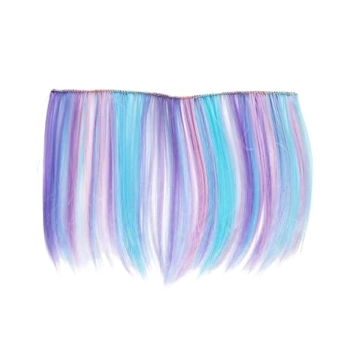 Panduro Hobby Pony Zubehör – Dreifarbige Mähne & Schweif aus weichem PET-Kunststoff – Regenbogen-Farben für Steckenpferde & Stofftiere – Einhorn-Verwandlung Set von Panduro