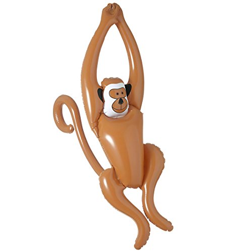 Panelize Aufblasbarer schaukelnder AFFE Äffchen Affenschaukel Figur 90 cm groß von Panelize