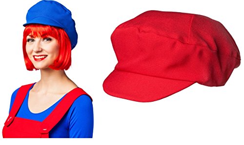 Panelize Schildmütze Farbauswahl blau oder rot Mario (rot) von Panelize