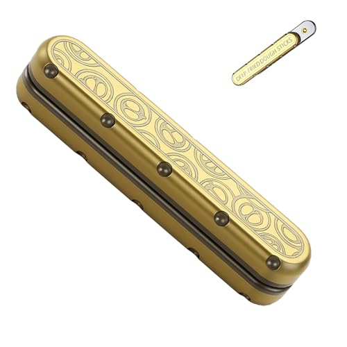 Fidget Slider Spielzeug, EDC Metal Fidget Toys für Erwachsene, ADHS Und Autismus Spielzeug, Metall Fidget Slider Für Konzentration Und Stressabbau, Geschenke für Freund und Familie von PangWuu