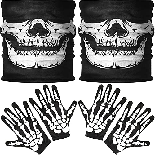 2 Set Weiß Skelett Handschuhe und Schädel Gesichtsmaske Geist Skelett für Erwachsene Halloween Tanzen Party Kostüm 2 Set Weiß Skelett Handschuhe und Schädel Gesichtsmaske Geist Skelett für Erwachsene Halloween Tanzen Party Kostüm von Pangda