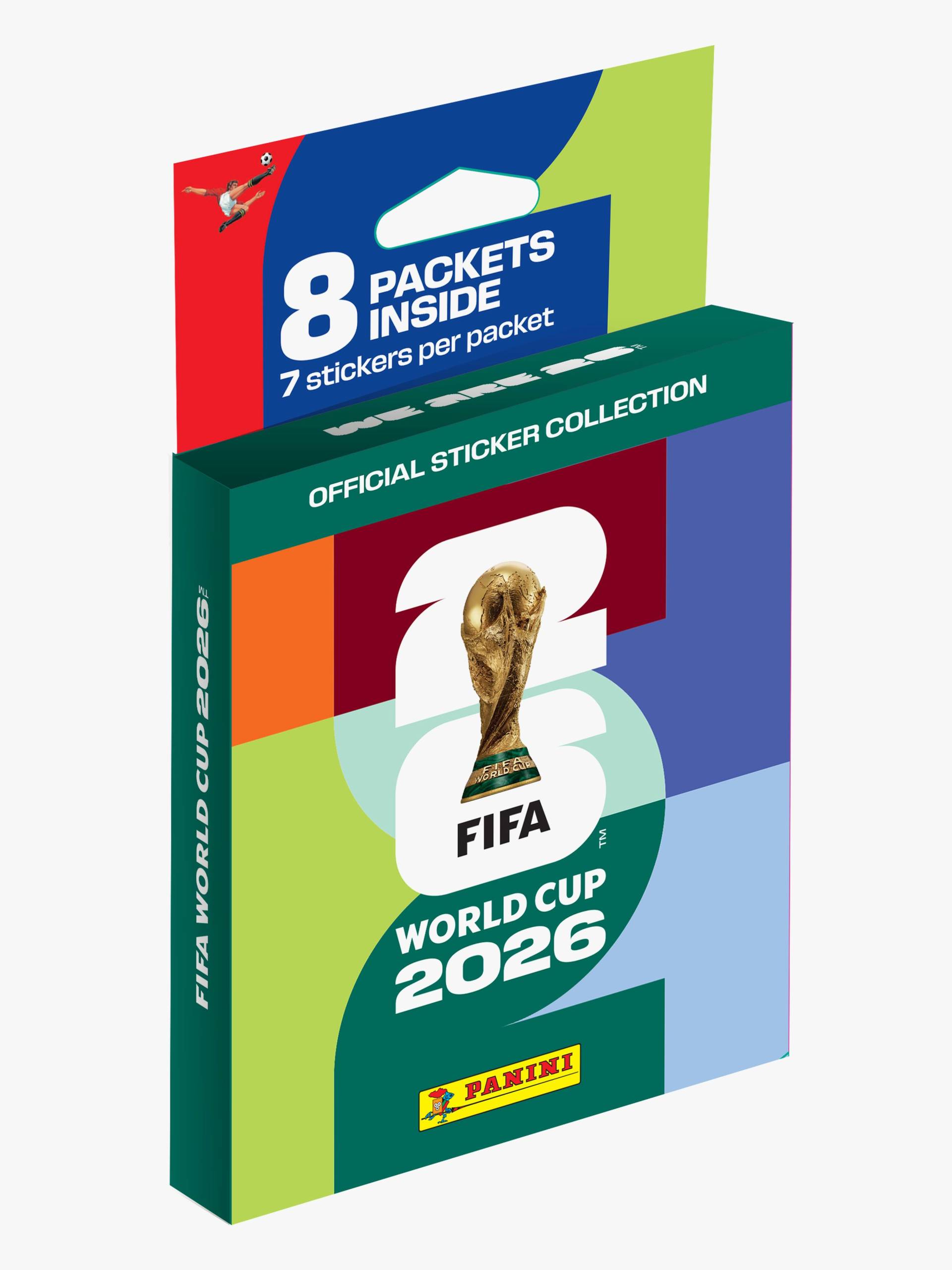 Panini FIFA World Cup 2026 Aufkleber 8er-Pack Panini FIFA World Cup 2026 Aufkleber 8er-Pack von Panini Adrenalyn