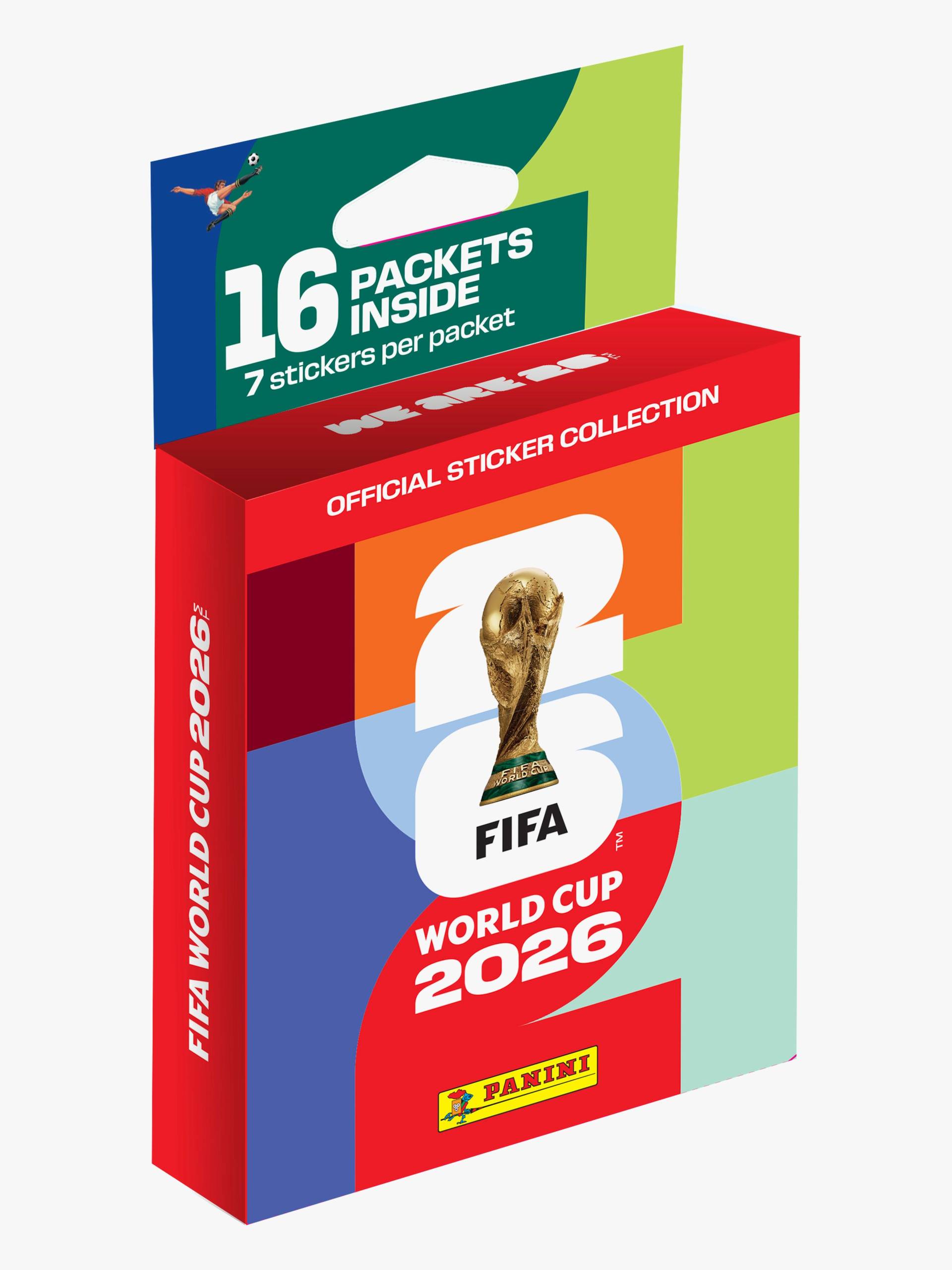 Panini FIFA World Cup 2026 Aufkleber Megaset 16er-Pack von Panini Adrenalyn