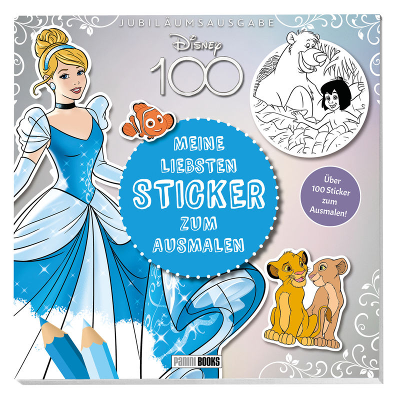 Disney 100: Meine liebsten Sticker zum Ausmalen von Panini Books