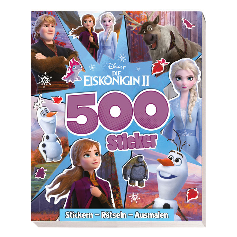 Disney Die Eiskönigin 2: 500 Sticker - Stickern - Rätseln - Ausmalen von Panini Books