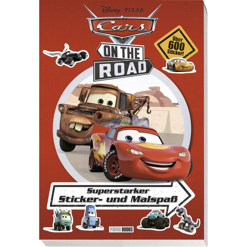 Disney PIXAR Cars On The Road: Superstarker Sticker- und Malspaß von Panini Books
