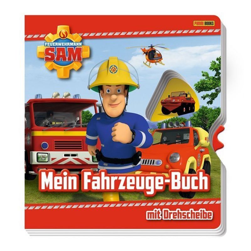 Feuerwehrmann Sam / Feuerwehrmann Sam: Mein Fahrzeuge-Buch mit Drehscheibe von Panini Books