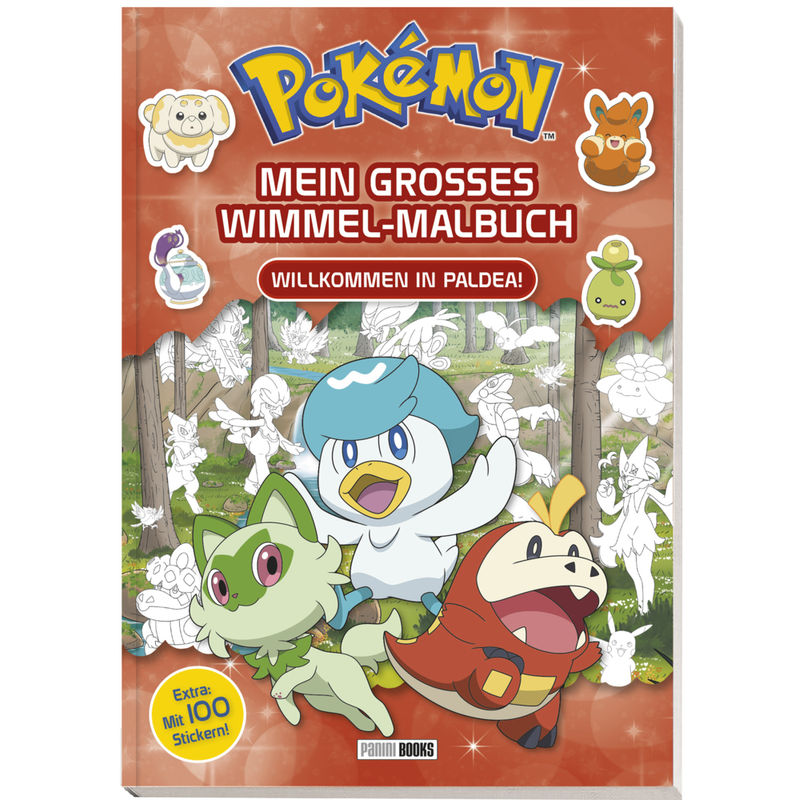 Pokémon: Mein großes Wimmel-Malbuch - Willkommen in Paldea! von Panini Books