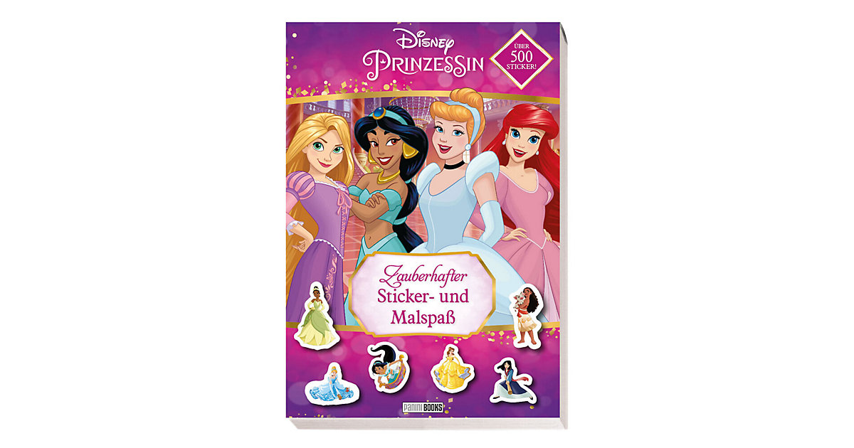 Buch - Disney Prinzessin: Zauberhafter Sticker- und Malspaß von Panini Verlag