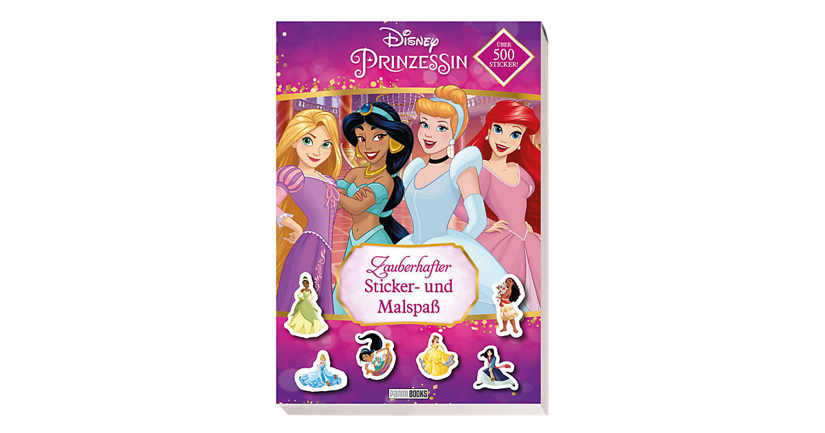 Buch - Disney Prinzessin: Zauberhafter Sticker- und Malspaß Buch - Disney Prinzessin: Zauberhafter Sticker- und Malspaß von Panini Verlag