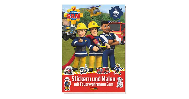 Buch - Feuerwehrmann Sam: Stickern und Malen mit Feuerwehrmann Sam von Panini Verlag