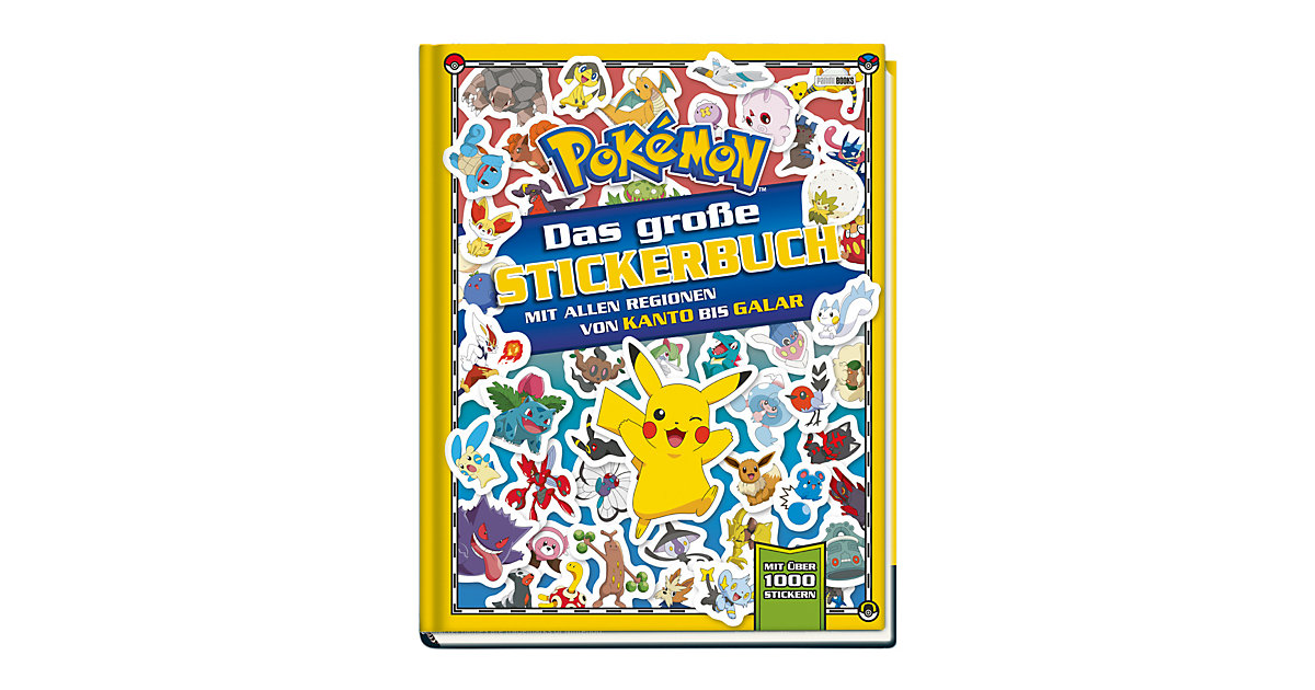 Buch - Pokémon: Das große Stickerbuch mit allen Regionen von Kanto bis Galar Buch - Pokémon: Das große Stickerbuch mit allen Regionen von Kanto bis Galar von Panini Verlag