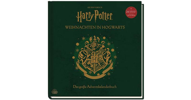 Buch - Weihnachten in Hogwarts: Ein Adventskalenderbuch mit 24 Türchen und großem Weihnachtsbaum-Pop-Up von Panini Verlag
