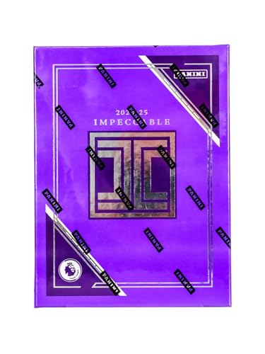 2024/25 Panini Makellose Fußball-Hobby-Sammelkartenbox (vier Autogramme pro Hobbybox) von Panini