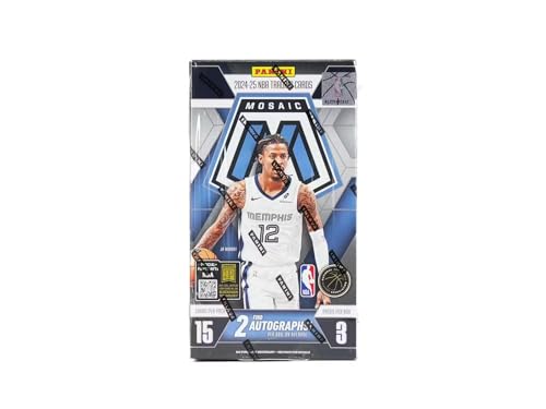 2024/25 Panini Mosaik Basketball Sammelkarte Hobbybox (Zwei Autogramme pro Hobbybox) von Panini