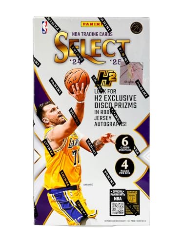 2024/25 Panini Select-Basketball-H2-Sammelkartenbox (Six H2 exklusive Basispreise pro Box) von Panini
