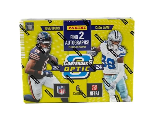 2024 Panini Contenders Optic Fußball-Hobby-Sammelkartenbox (zwei Autogramme pro Box) von Panini
